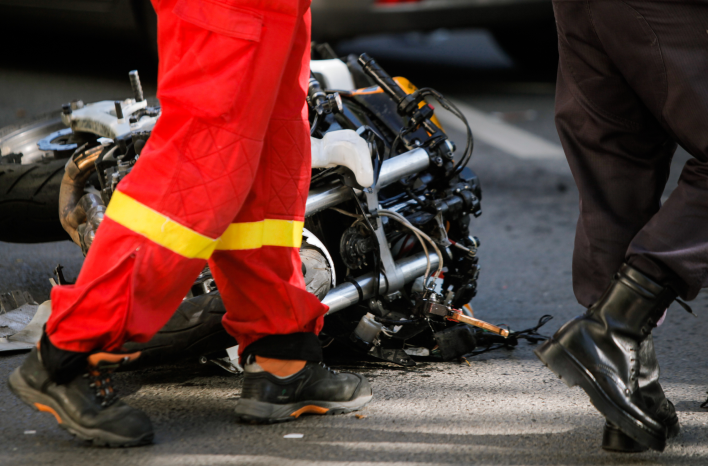 Motorcycle accident